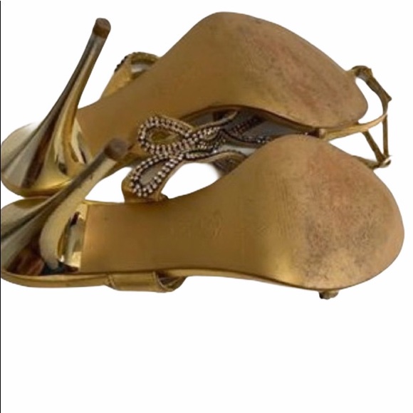 Hand made Italy Studded Sandal Heels Solo Mina 10 - Picture 4 of 6